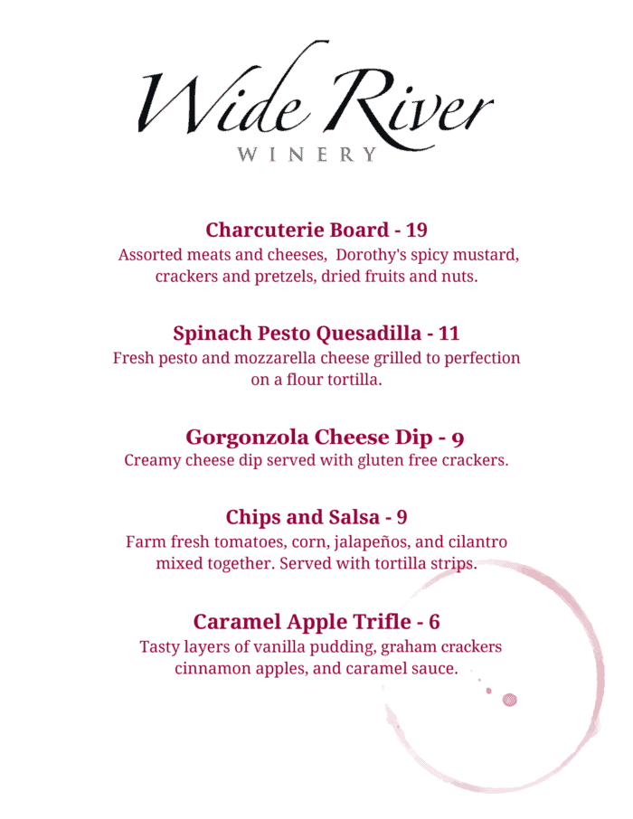 Small Bites Menu At LeClaire Tasting Room Wide River Winery Good small-bites-menu-at-leclaire-tasting-room-wide-river-winery-good