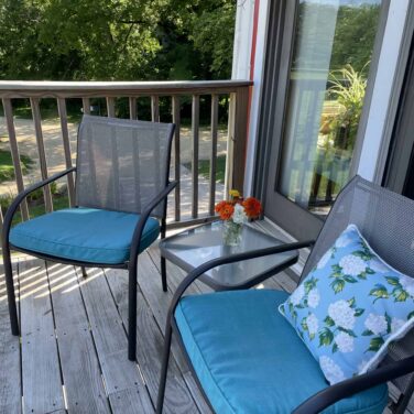 river lodge deck