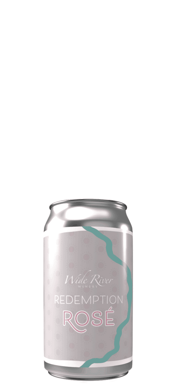 Wide River Winery's Redemption Rosé Canned Wine