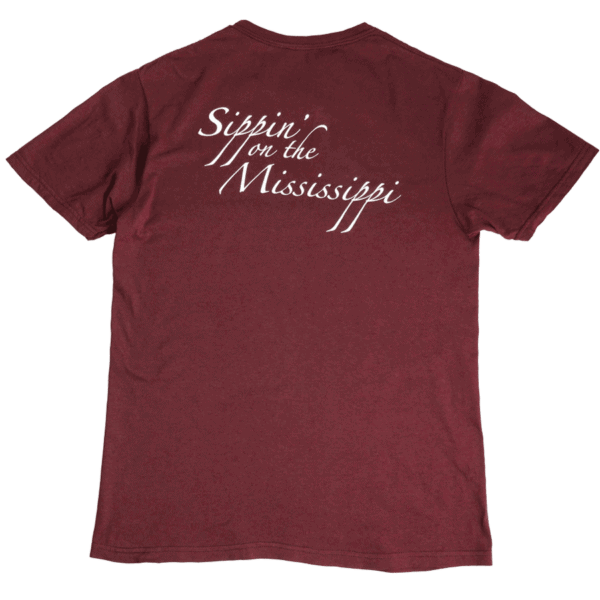 Wide River Winery's Shirt With "Sippin' on the Mississippi" on Back