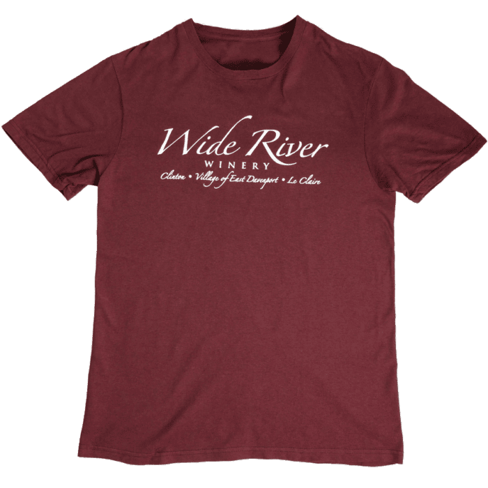 Wide River Winery's Shirt With Logo on Front