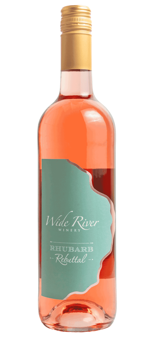 Wide River Winery's Rhubarb Rebuttal Wine