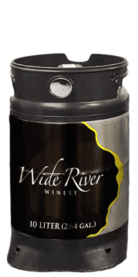 Wide River Winery's 10 Liter Keg Available for Wholesale