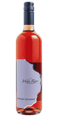 Wide River Winery's Blushing Testimony Available for Wholesale