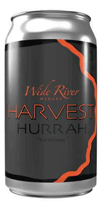 Wide River Winery's Harvest Hurrah Canned Wine Available for Wholesale